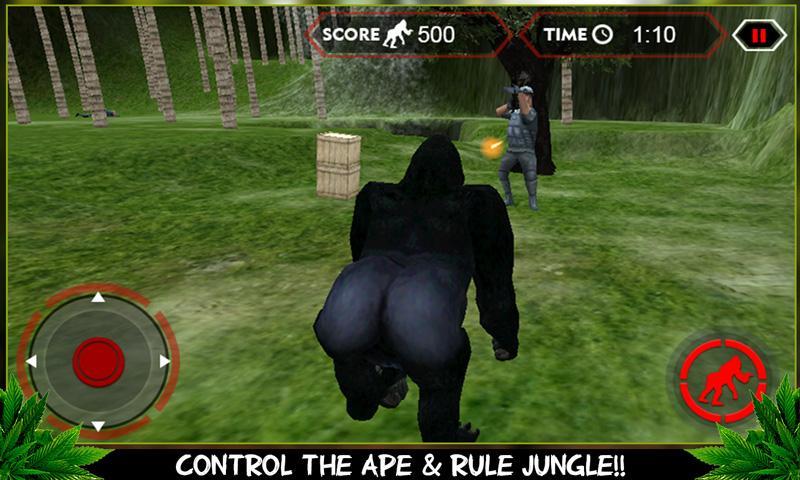 Crazy Ape Wild Attack 3D