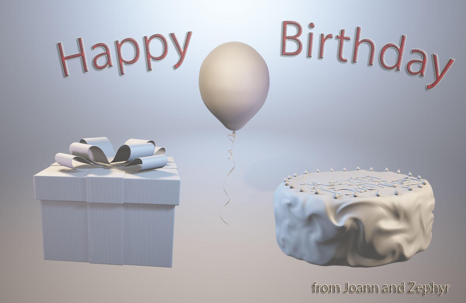 Happy Birthday Gift - 4D