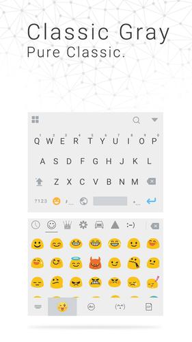 Classic Gray iKeyboard Theme