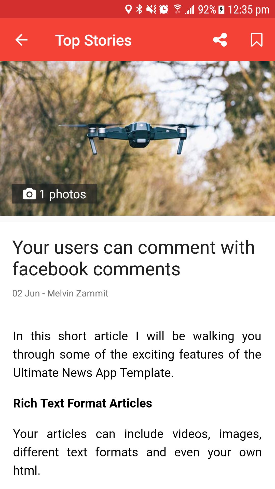 Ultimate News App Template
