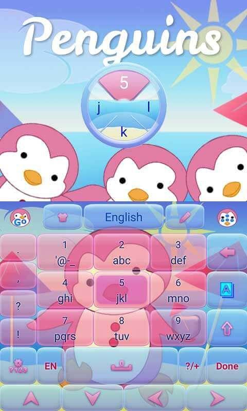 Penguins GO Keyboard Theme