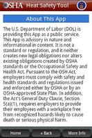 OSHA Heat Safety Tool