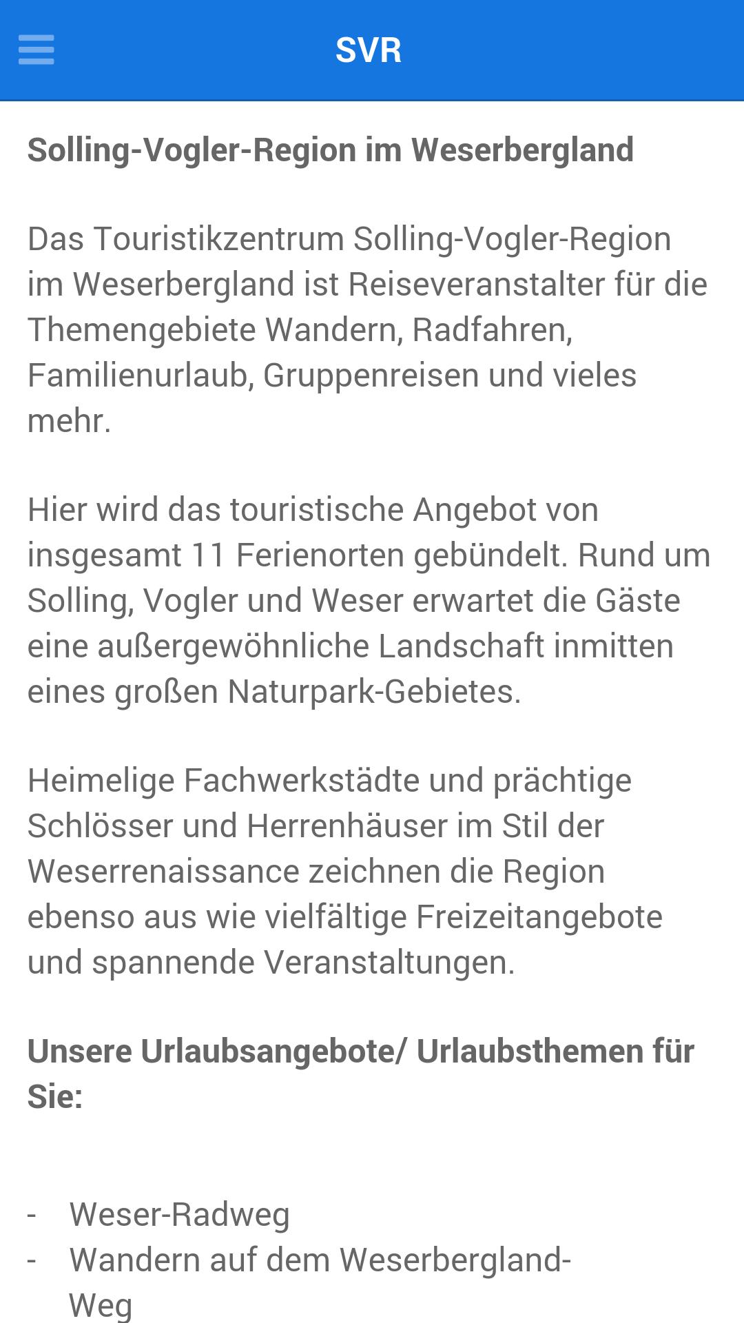 Solling Vogler Region