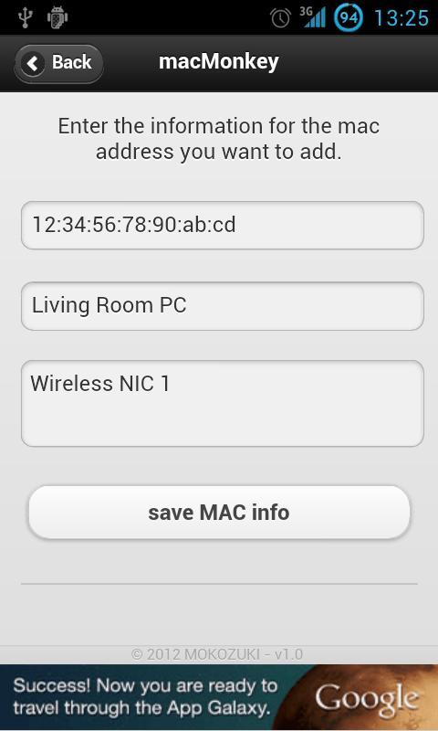 macMonkey MAC Address Tracker