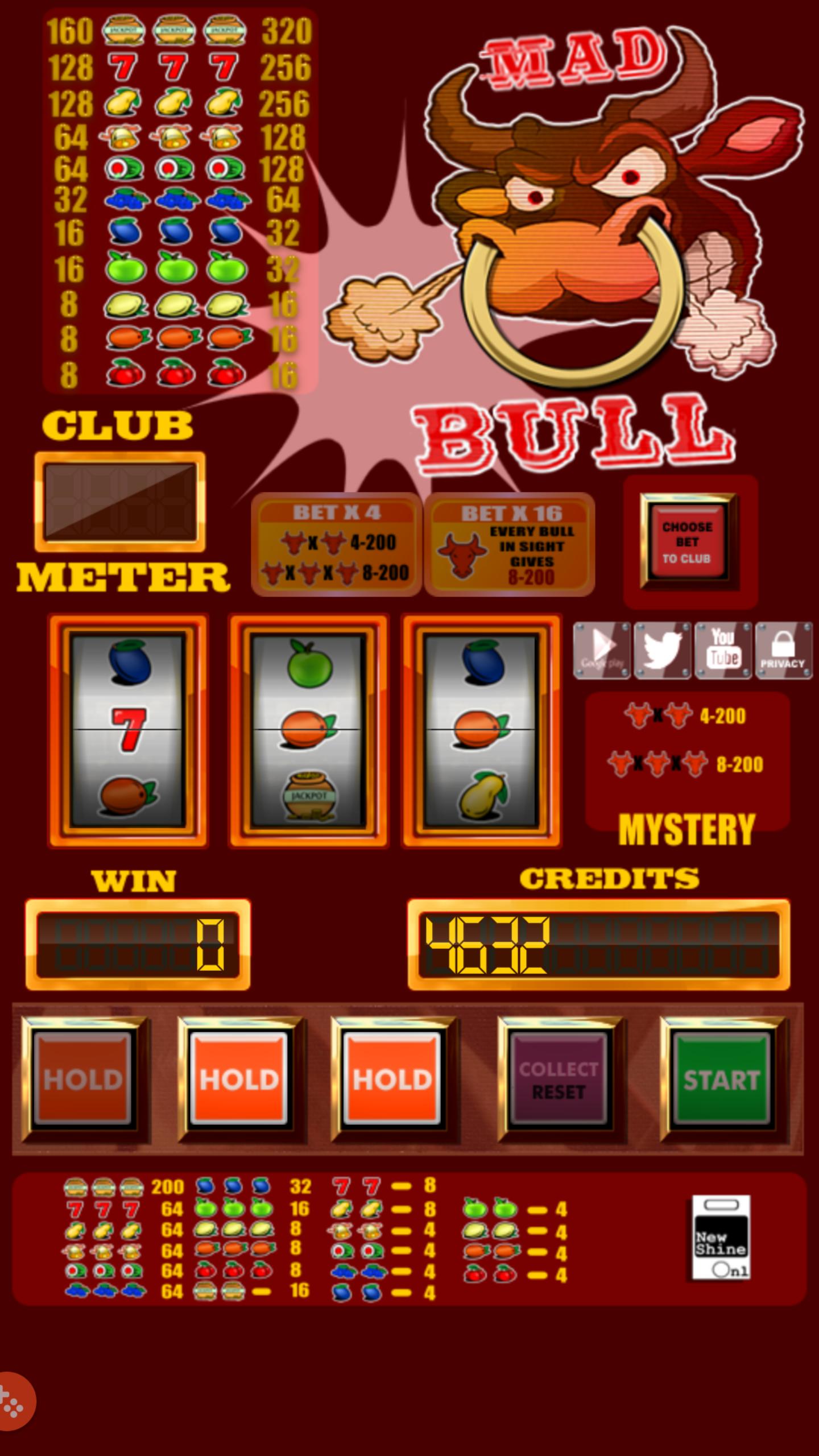 Mad Bull slot machine