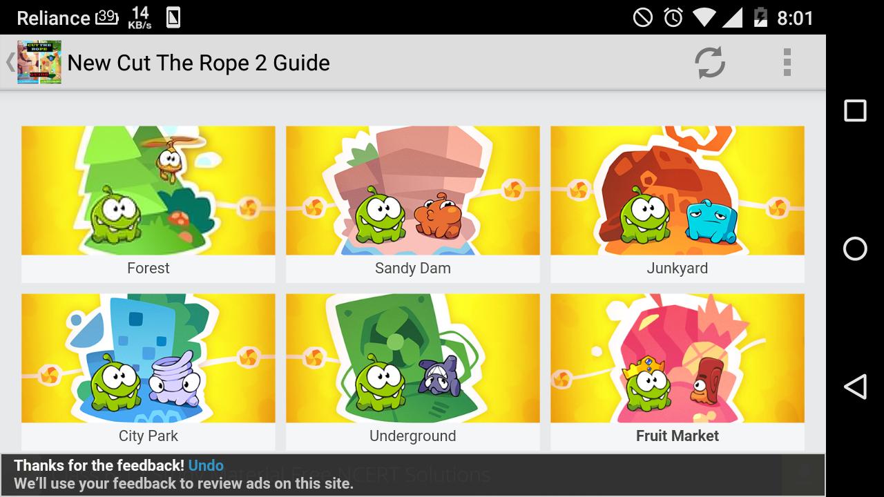 New Cut The Rope 2 Guide