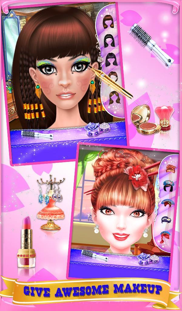 Indian Girl Hair Salon