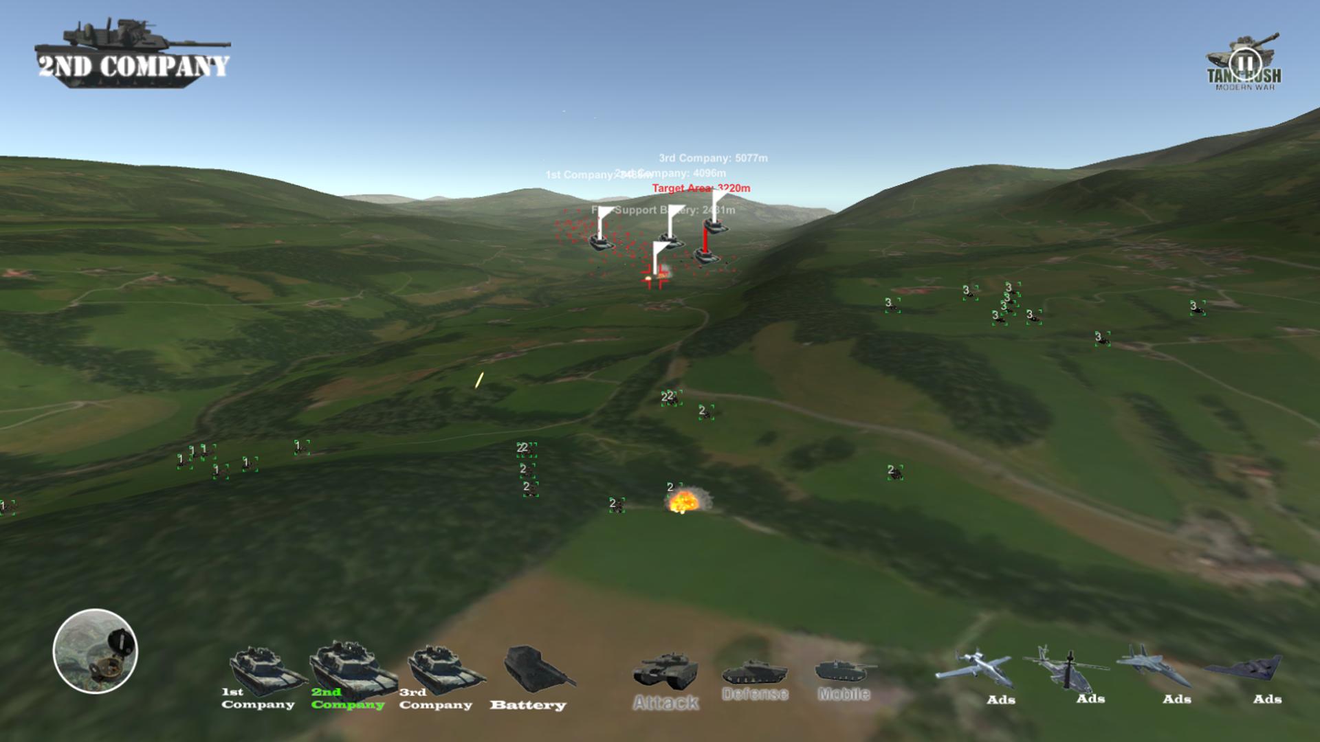 Tank Rush: Modern War