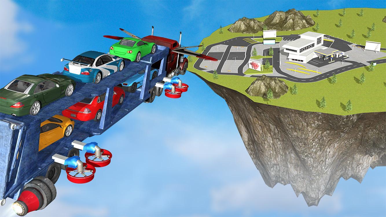 Flying Car Transport Truck 3D
