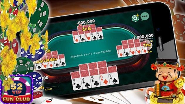52Vip FunClub Online, Game danh bai doi thuong