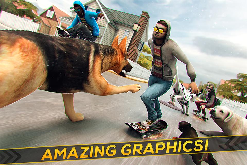 Skateboard Chase Escape Run