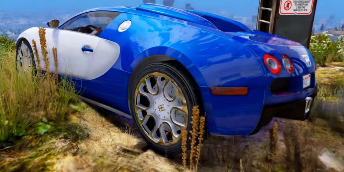 Veyron Driving Bugatti 3D