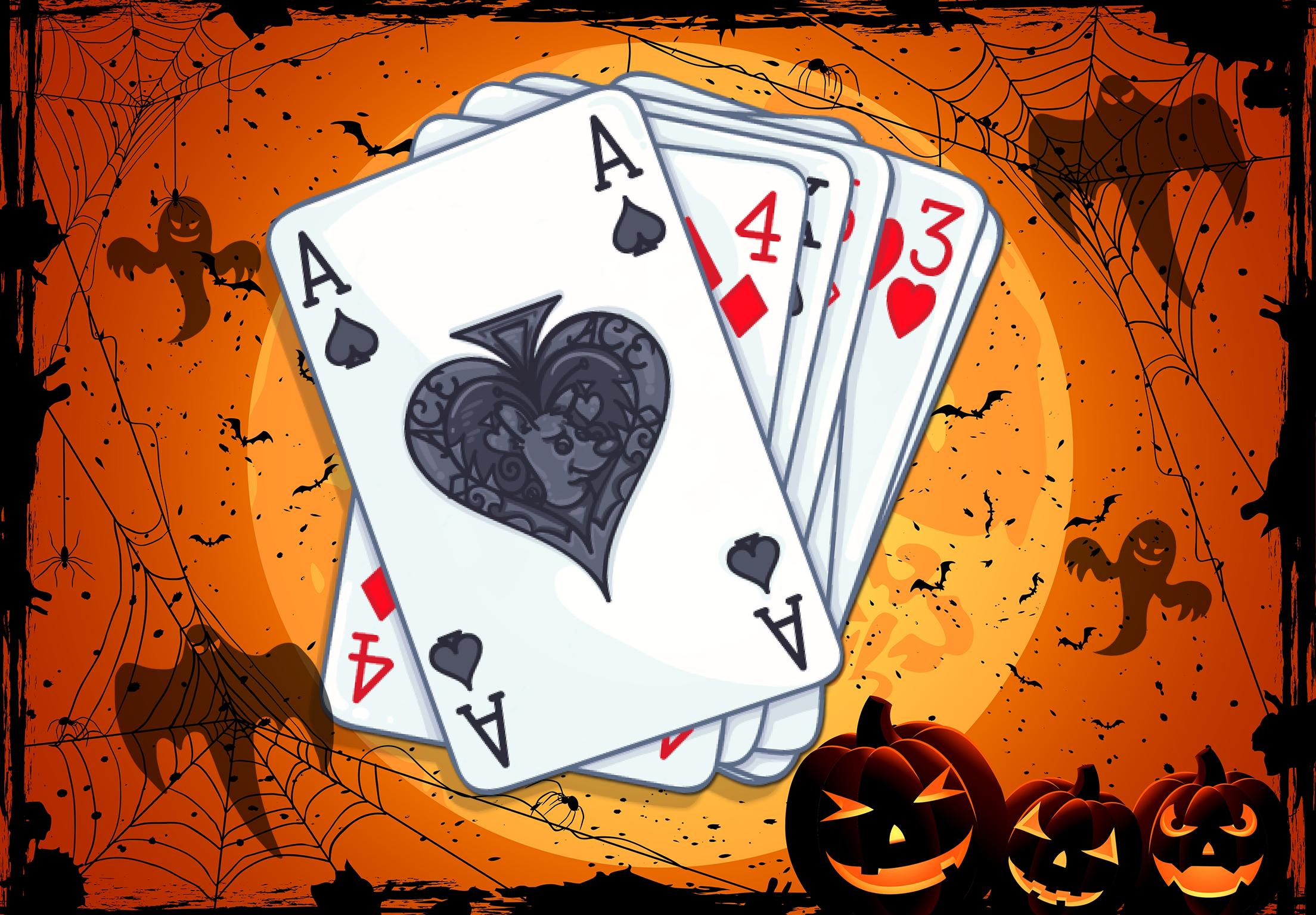 Solitaire Halloween Card Game