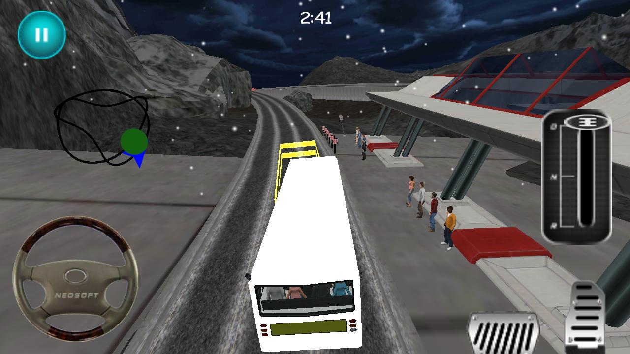 Snow Bus Driving Simulator