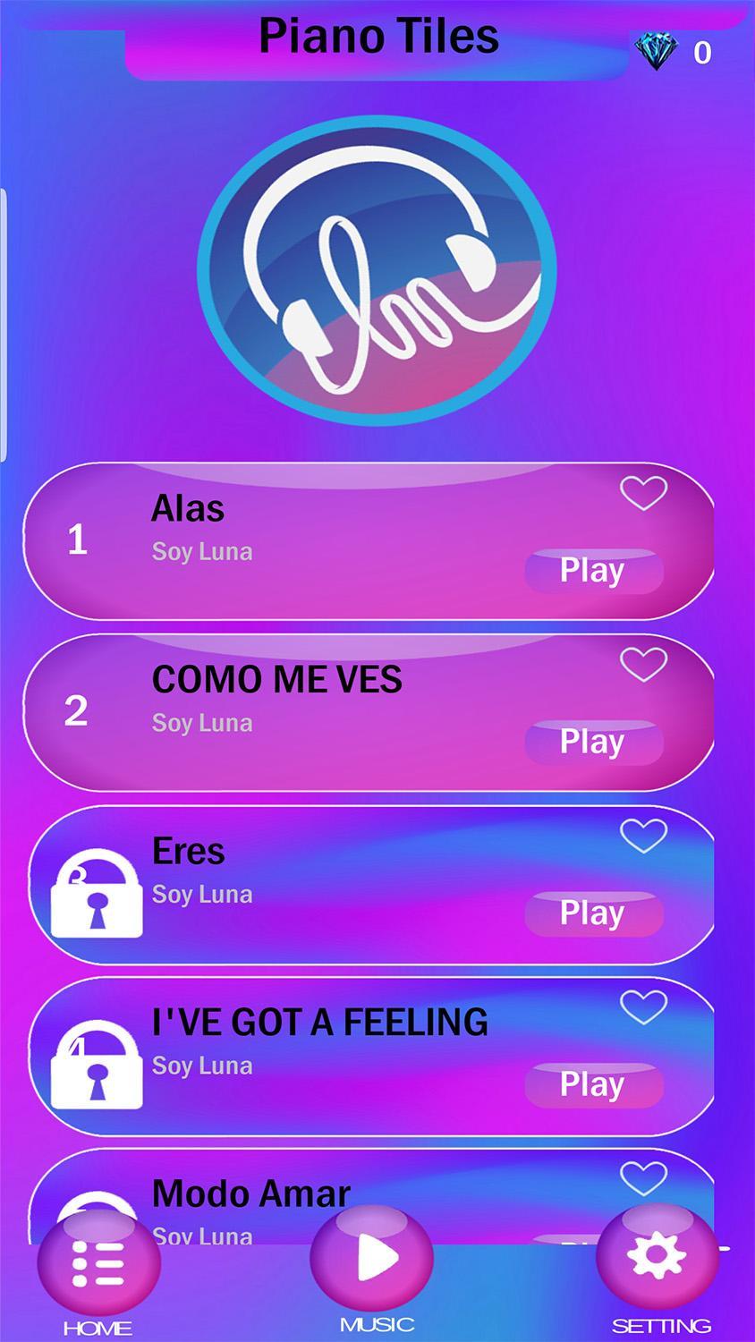 Soy Luna Piano Tiles Game