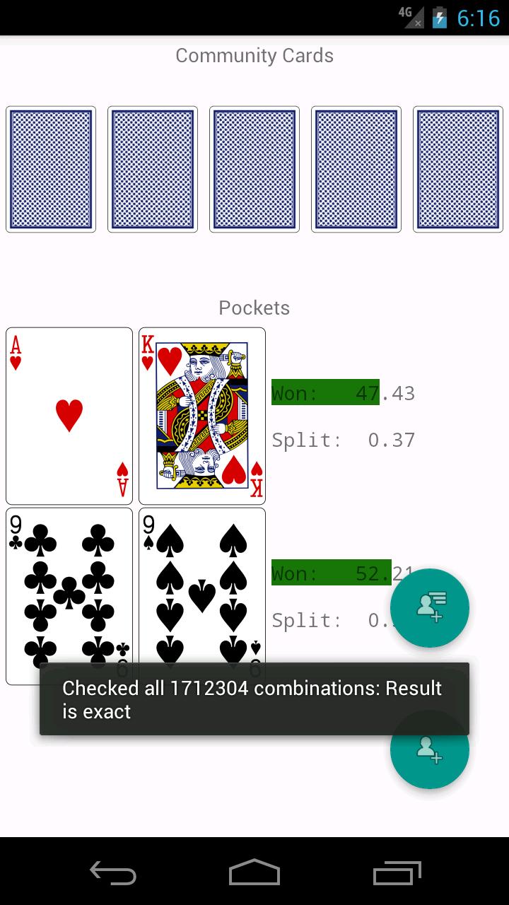 PokerMate Poker Odds