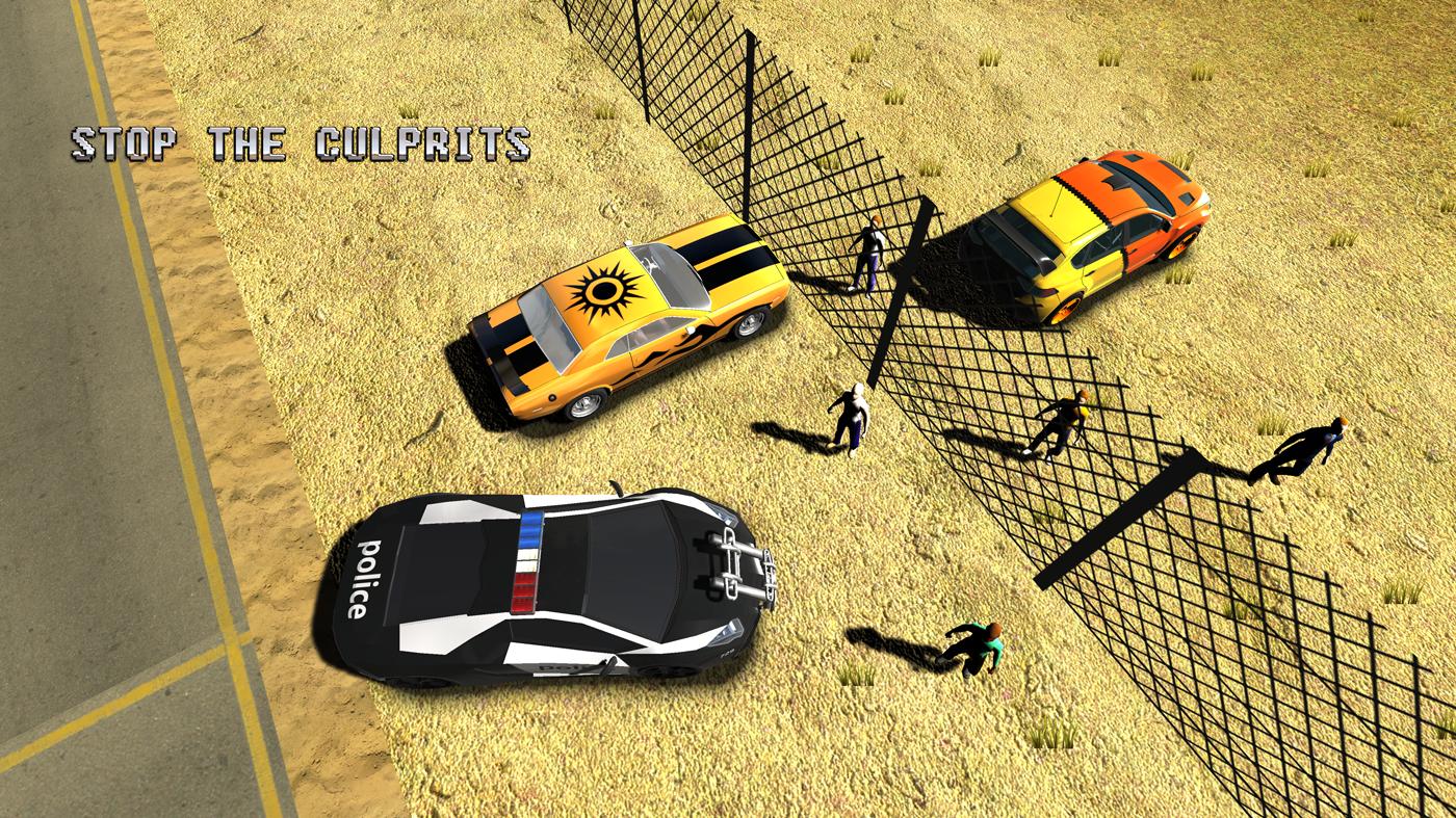 Border Police Car Chase