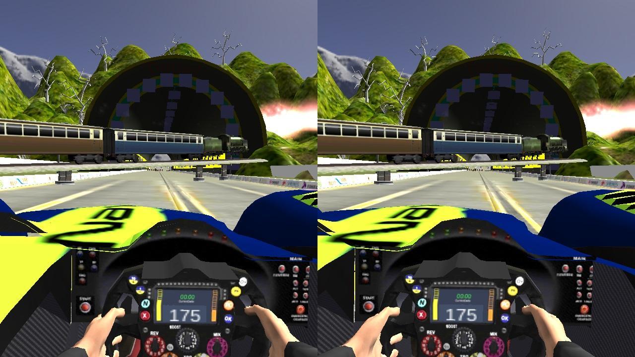 VR Train Vs Car- Super Racing
