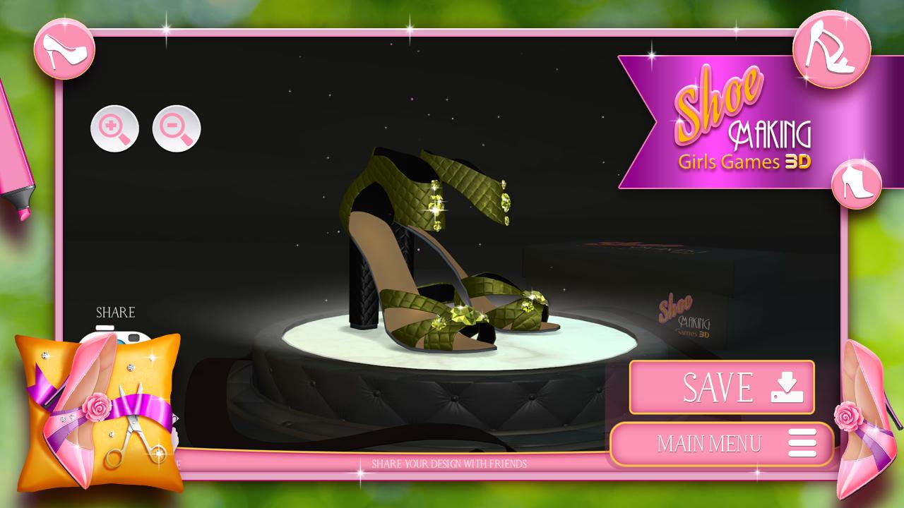 Shoe Making Girls Games 3D