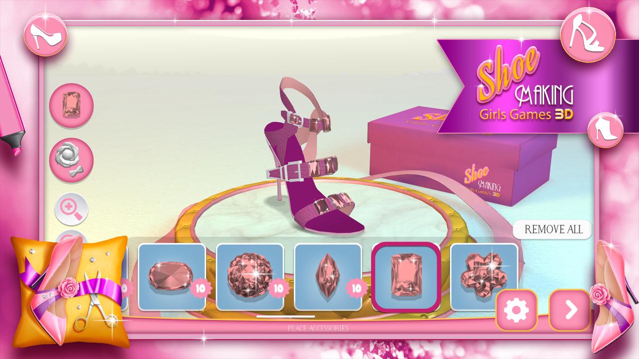 Shoe Making Girls Games 3D