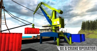 Harbor Crane Cargo Ship Loader