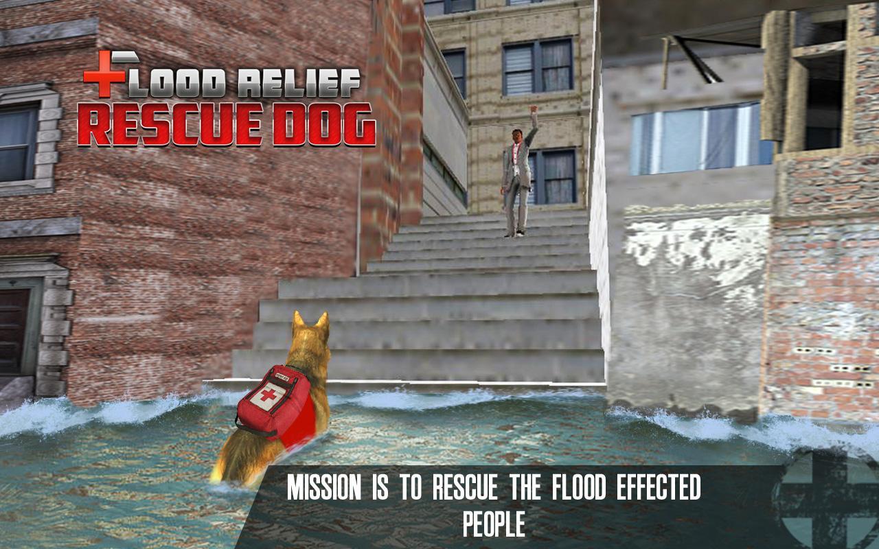 Flood Relief 911 Rescue Duty : Dog Simulator