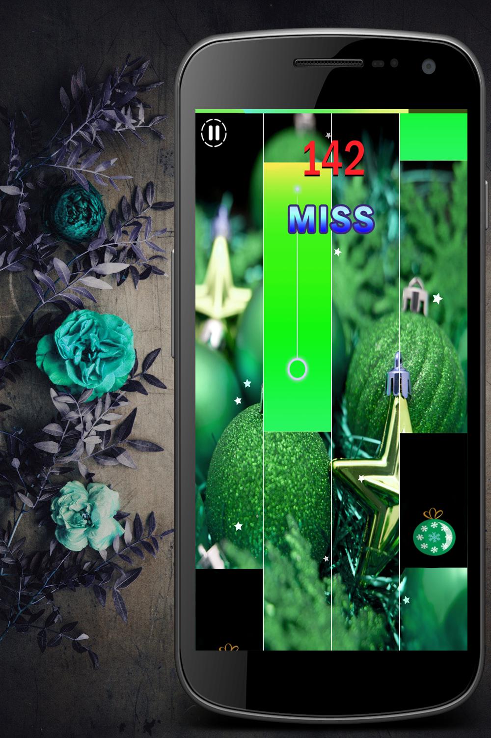 Christmas Piano Tiles - Green