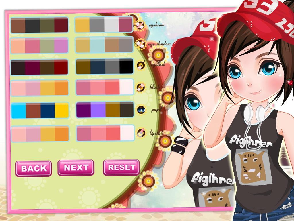 Holiday dressup game