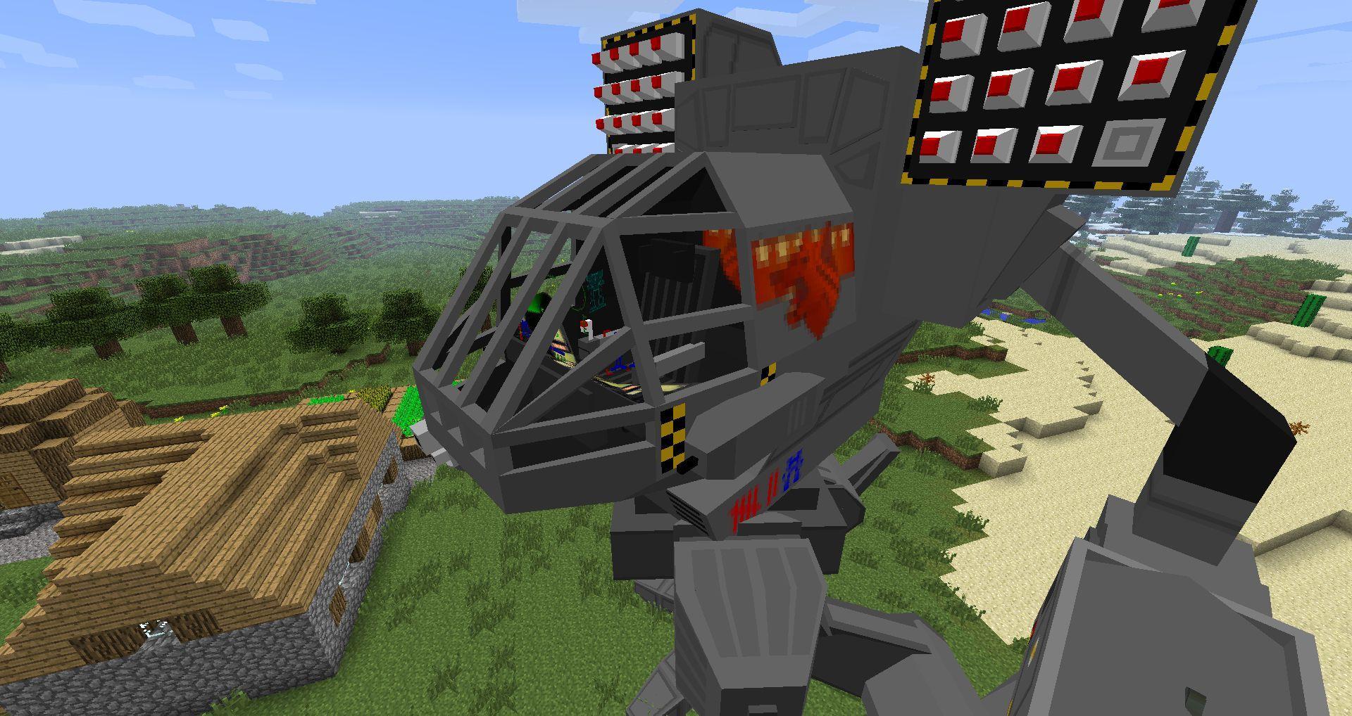 Mech Car Mod for Minecraft Pe