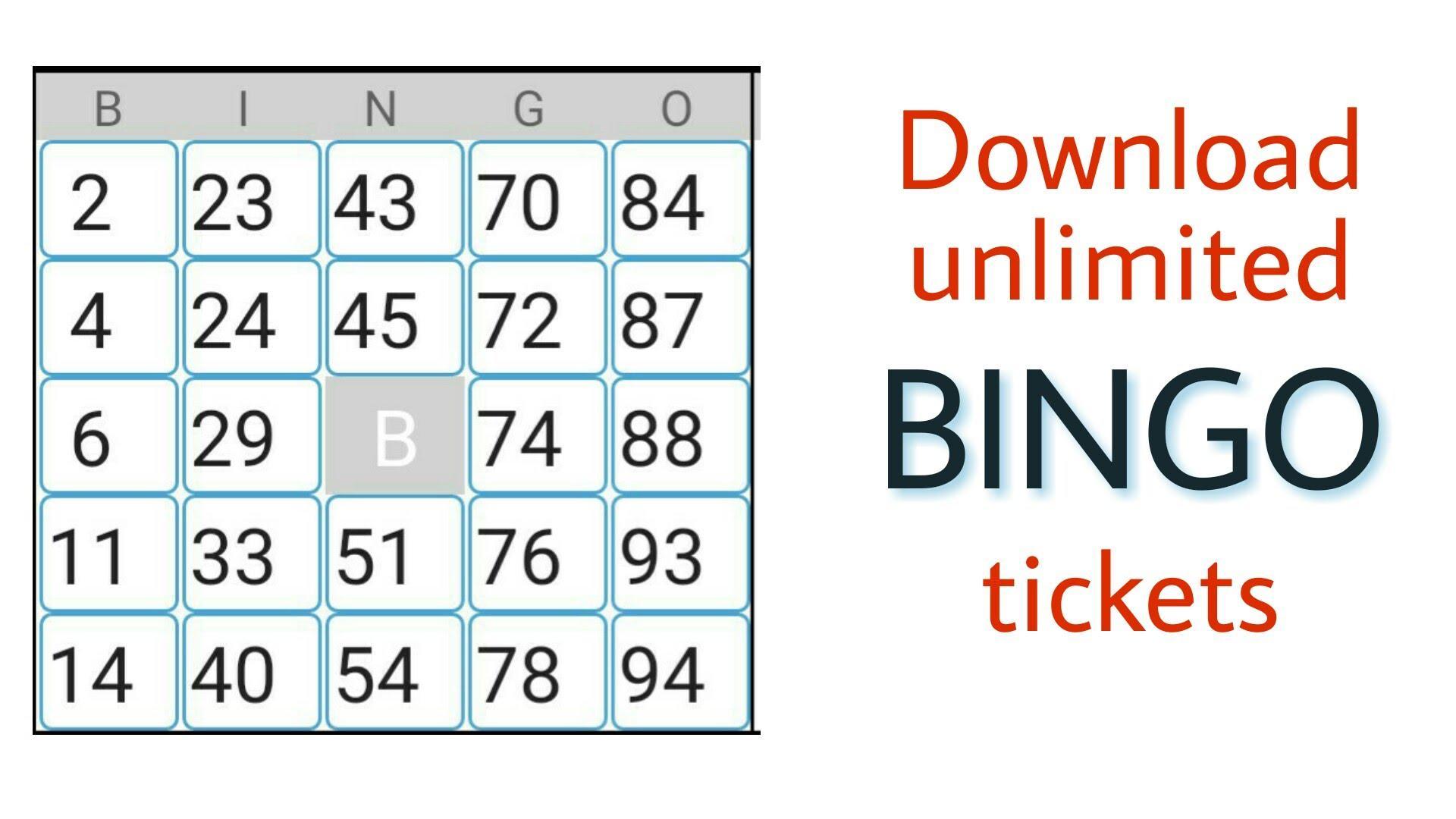 Tambola ticket generator