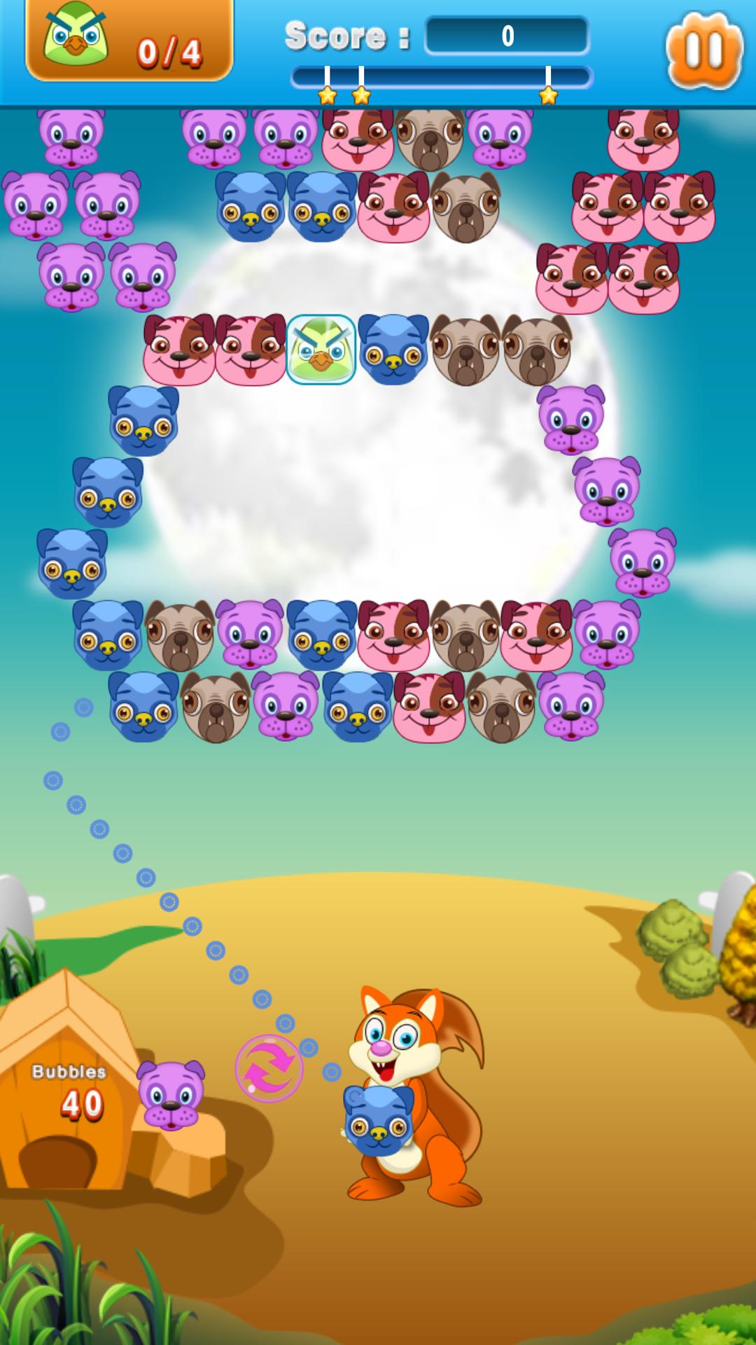 Cute Dogs Bubble Shooter
