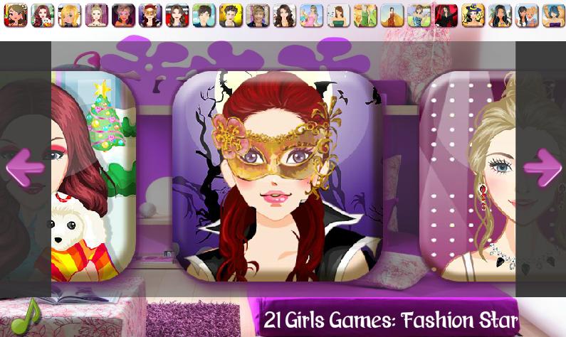 21 Girls Games Fashion Star