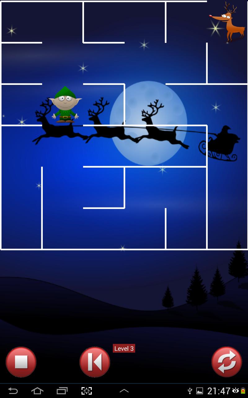 Xmas Maze (Elf lost Reindeer)