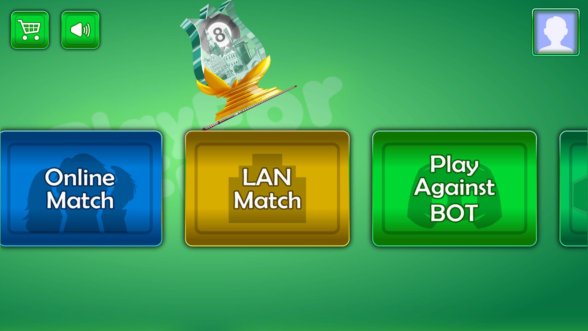 Pool 8 Billiard MutliPlayer,Single Player,LAN,,BOT