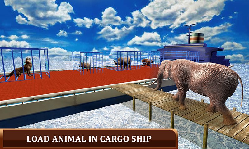Animal Transporter Cargo Ship