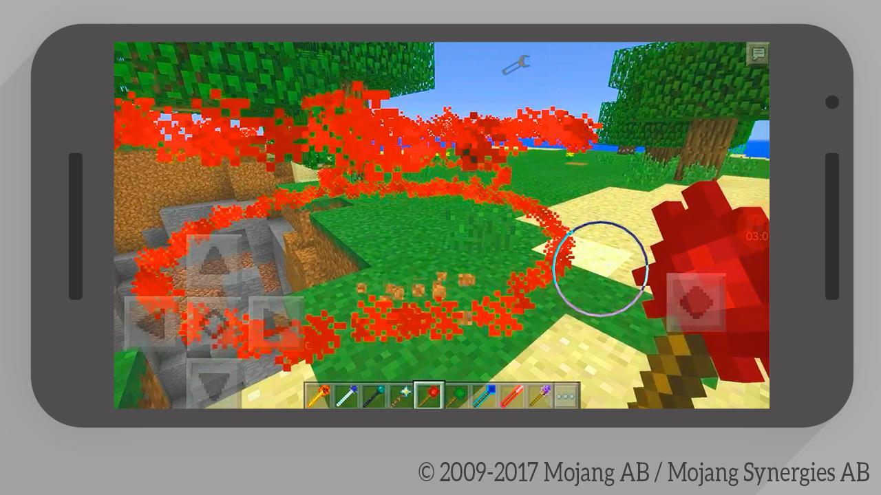 Mod MCPE Magical Staffs
