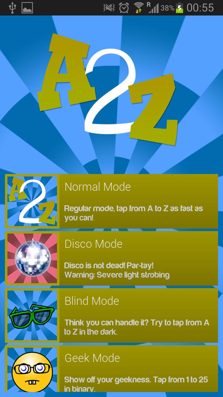 A2Z - Finger Tapping Game