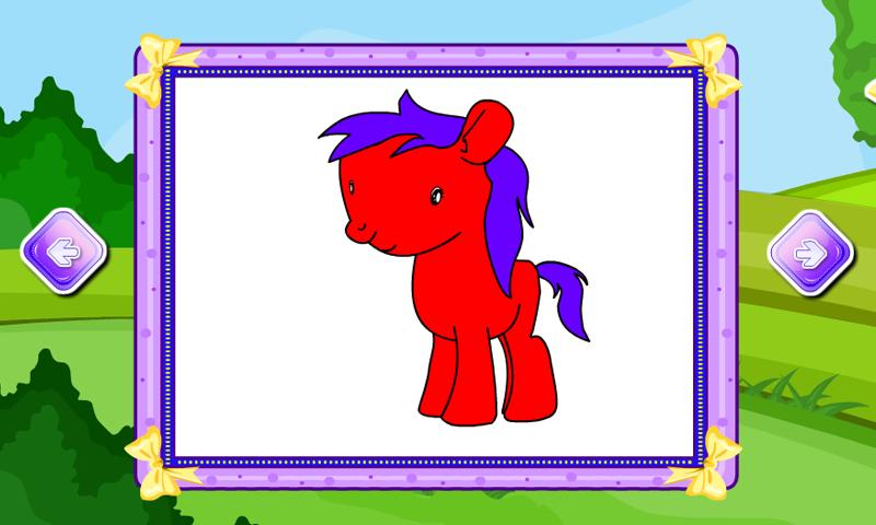 Coloring Games-Pony Coloring