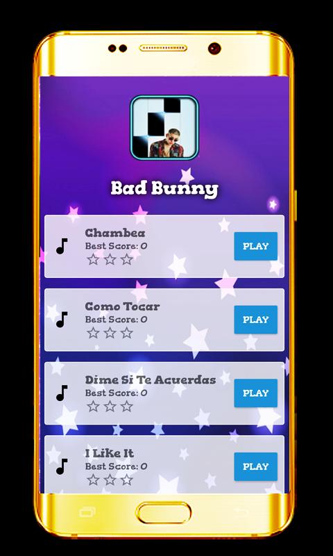 BAD Bunny - Piano TIles