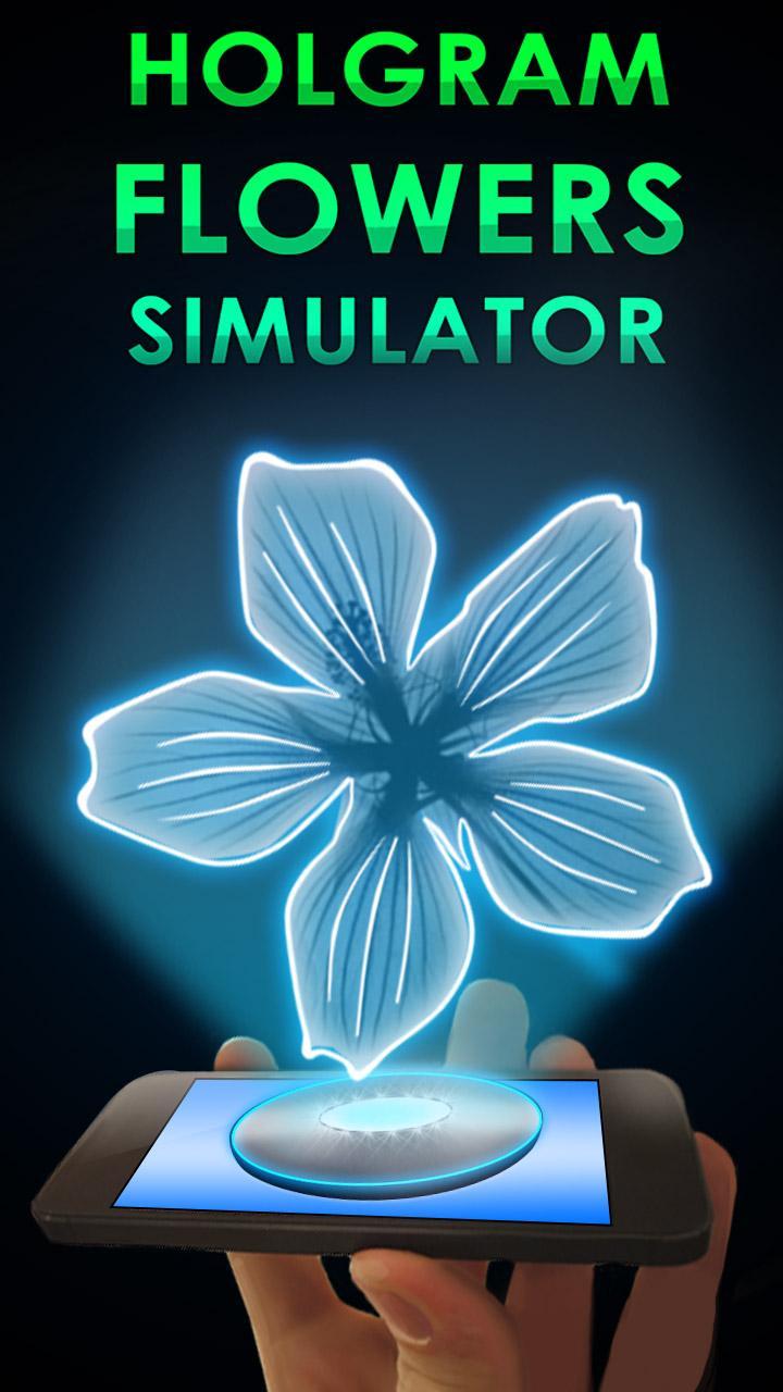 Hologram Flowers Simulator