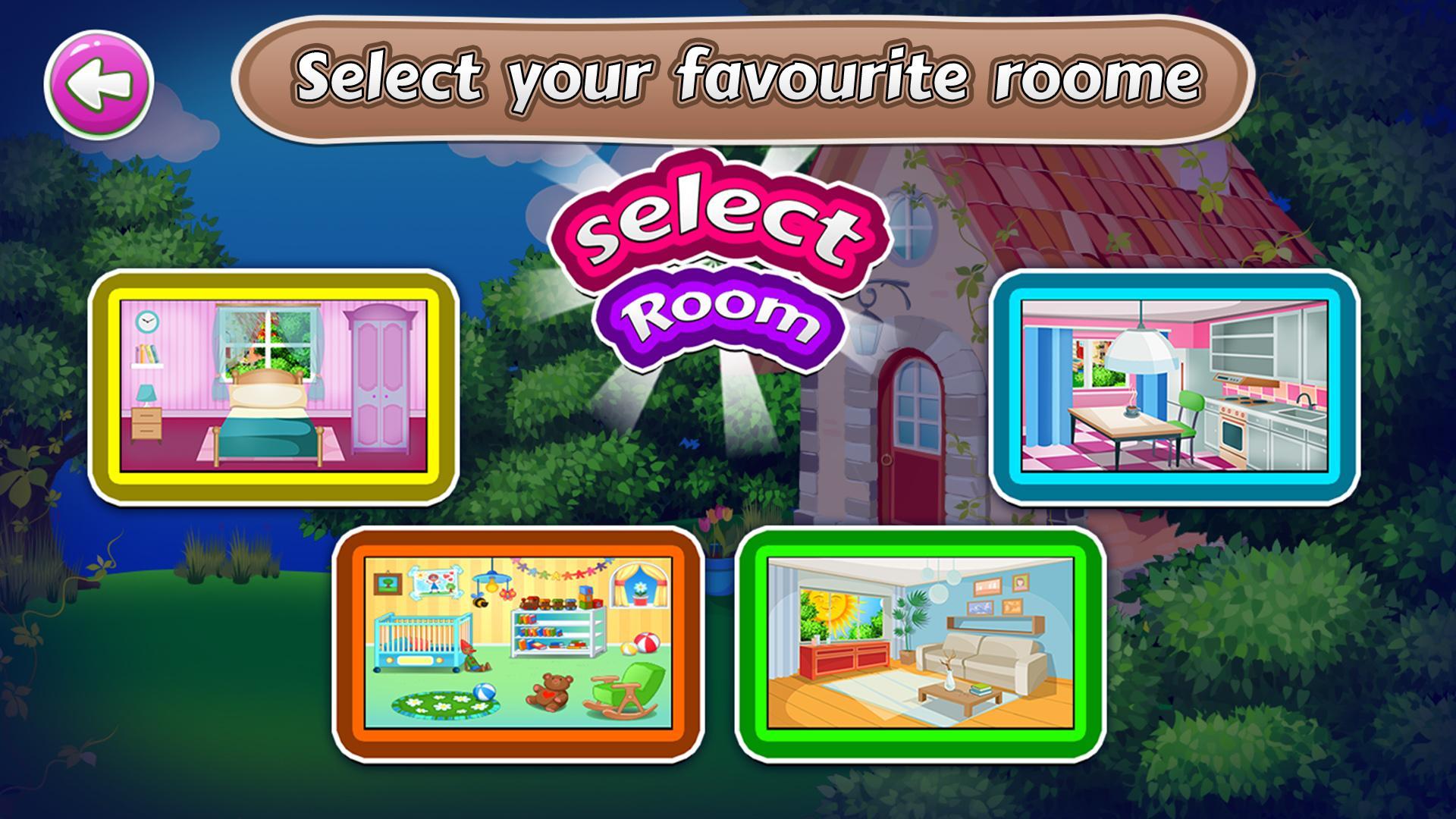 Girly Dollhouse Design & Decoration Game: DIY Home