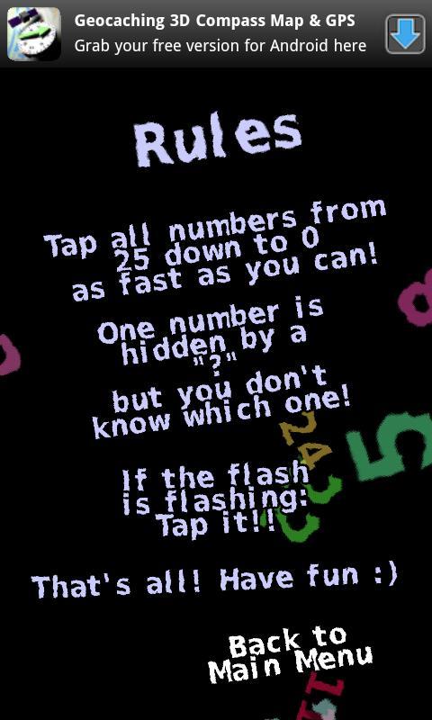 Brain Training Number Game