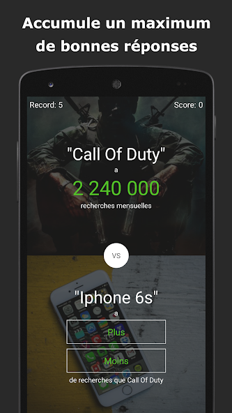 Le jeu du Plus ou Moins