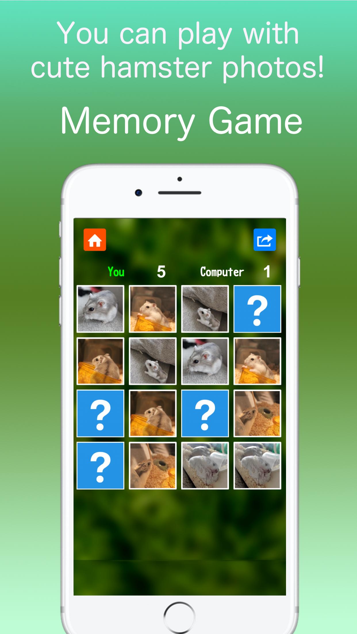 Hamster Memory Game