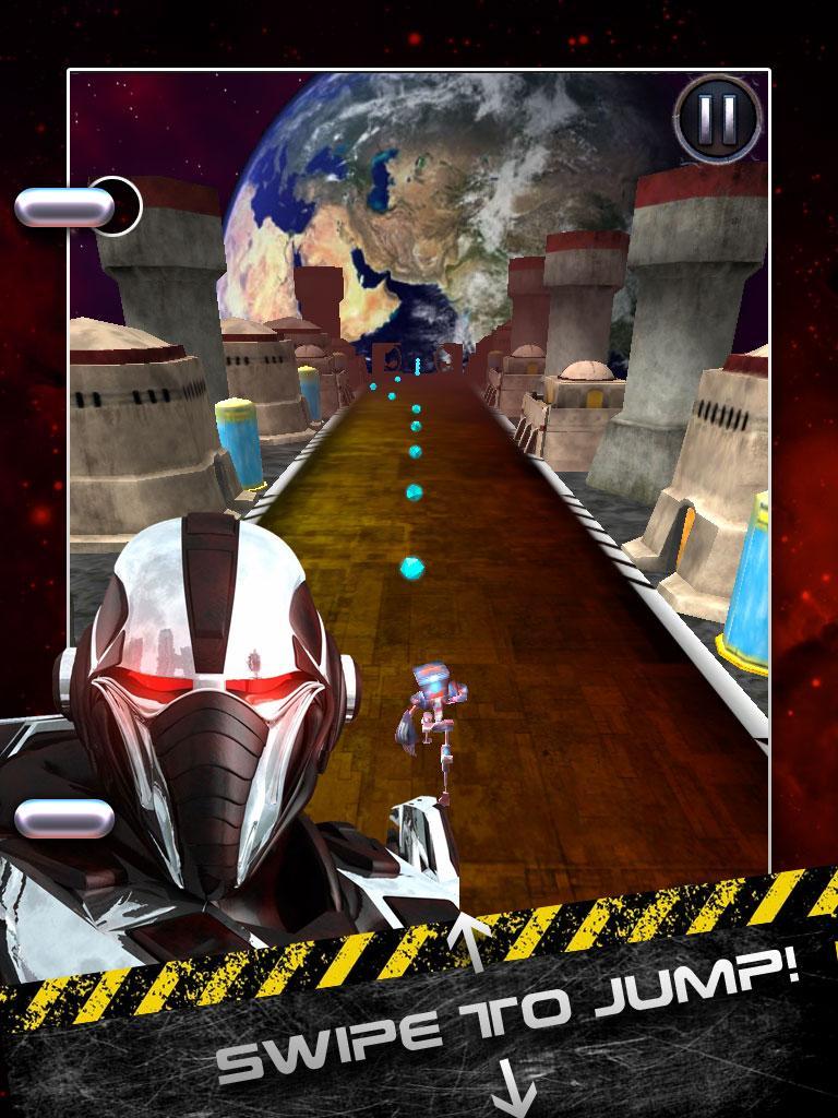 Robot Run Galaxy Space