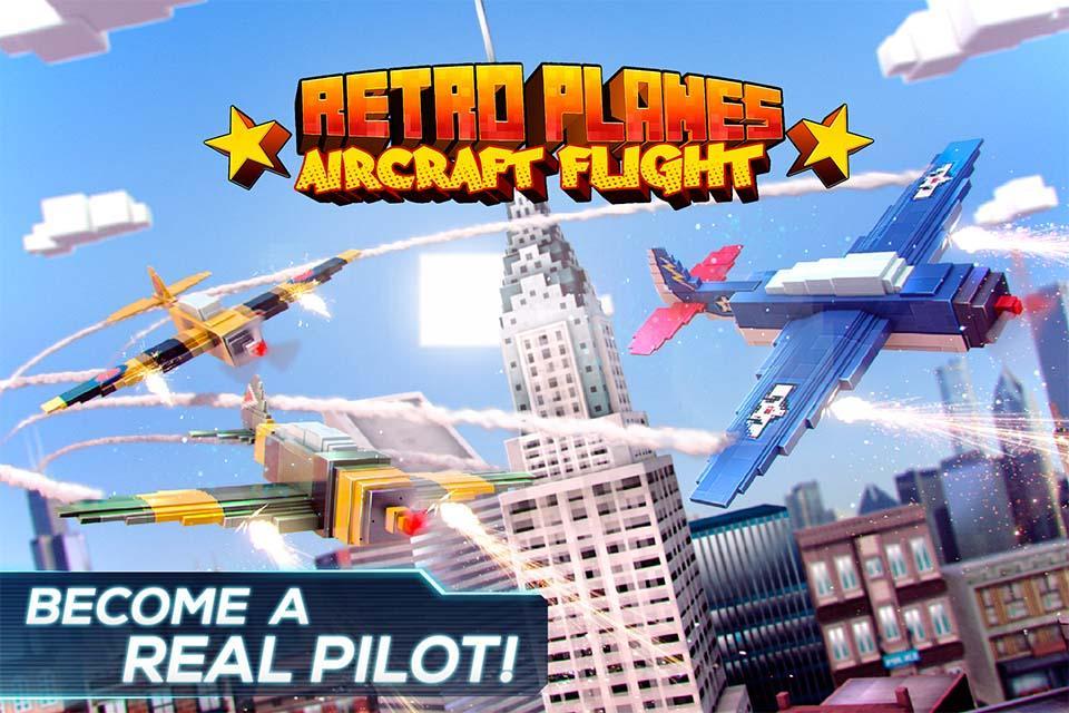 Retro Planes Aircraft Flight: Battle in the Sky