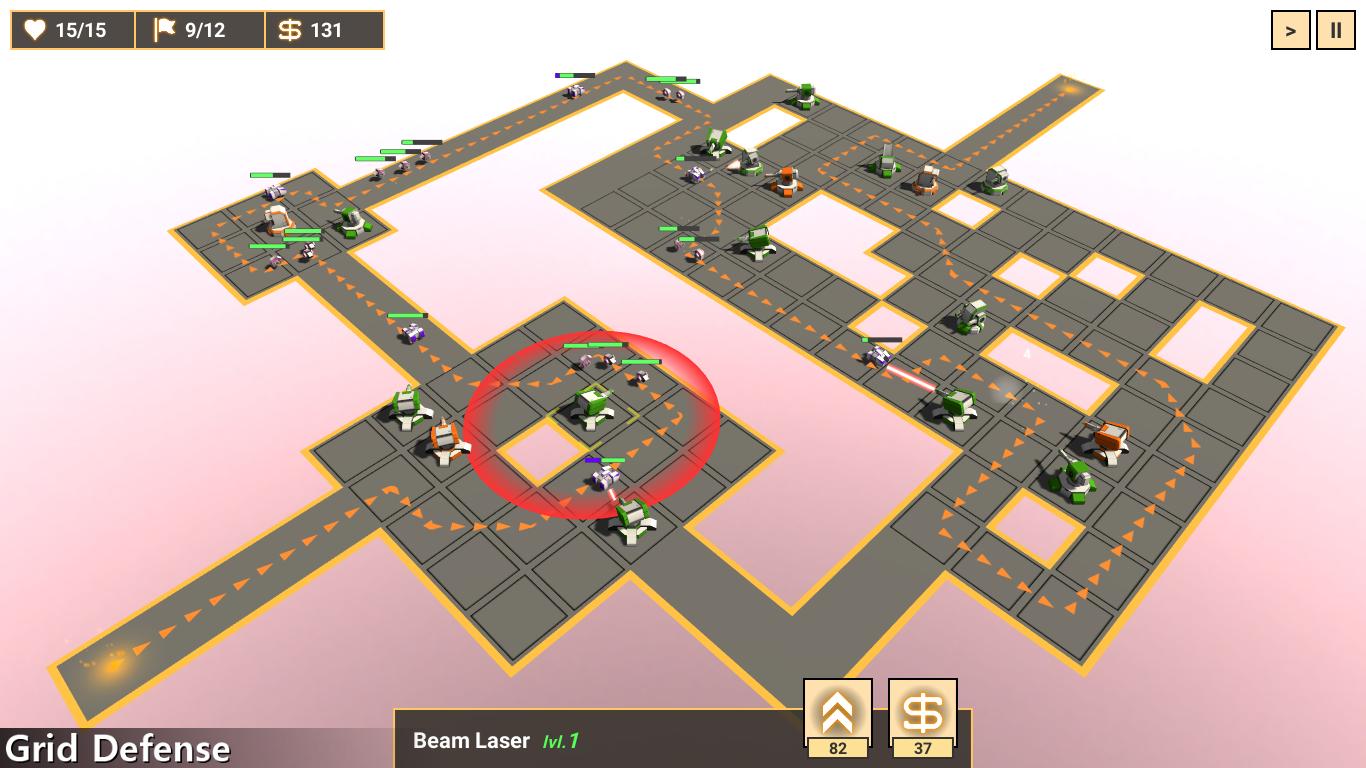 Grid Defense Free